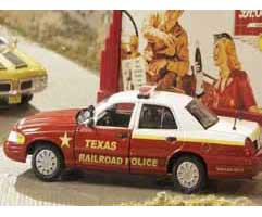 Texas Railroad Police car