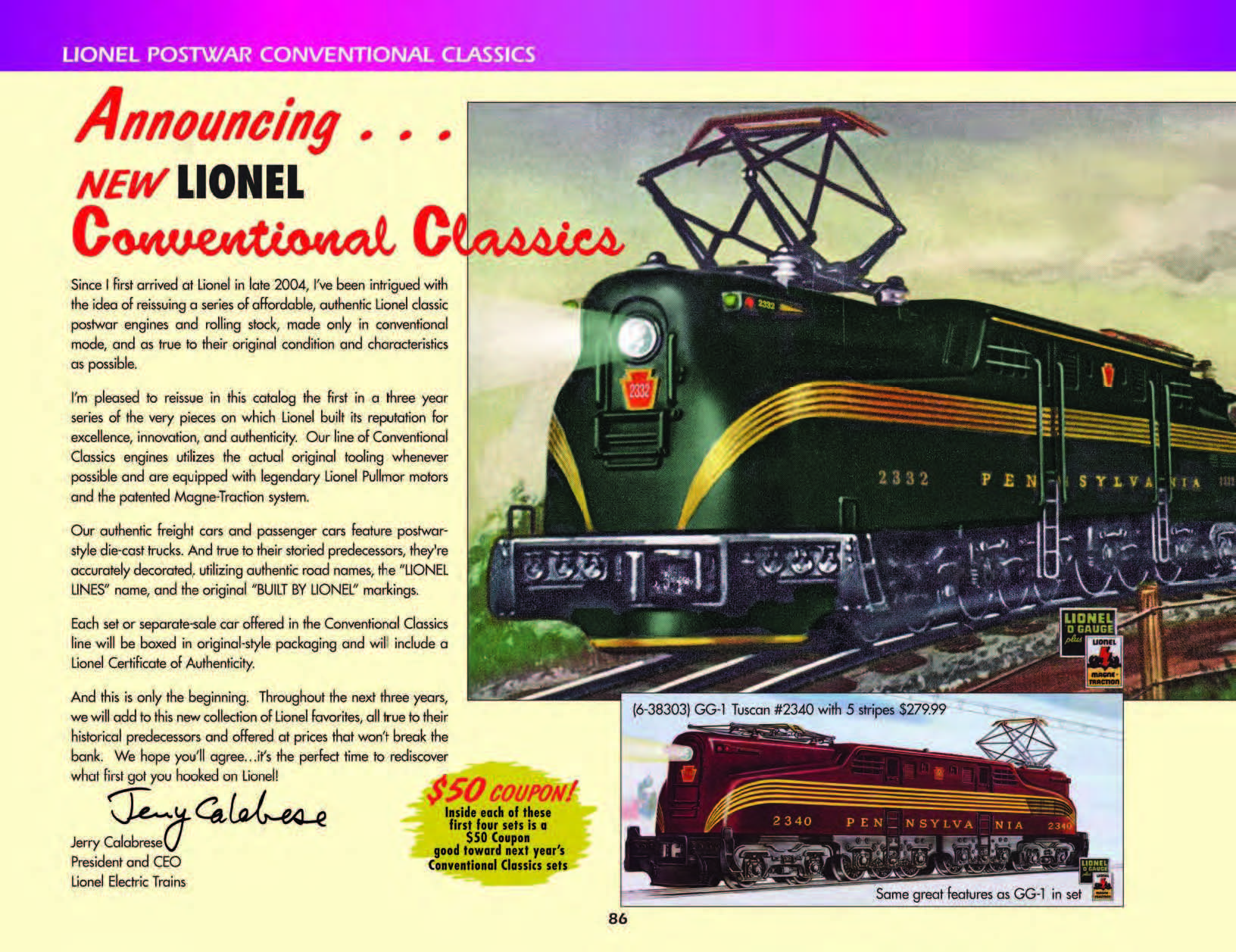 2008 Lionel Classics Catalog