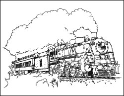 2719 steam passenger train